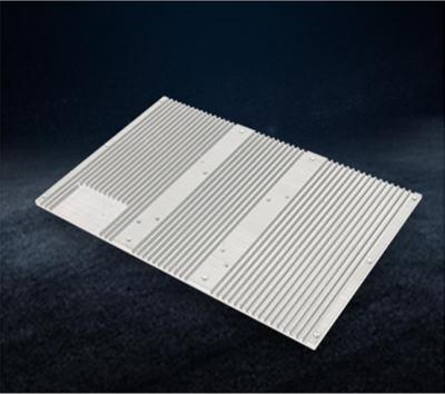 China Custom Silver Heat Dissipation Heatsink CNC Processing Aluminum Profile Heatsink Plate for sale