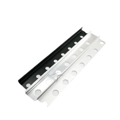 China Minimalist White Black Aluminum Decorative Strip Edge Trim Aluminum Trim Tile Profile With Corner Angles for sale