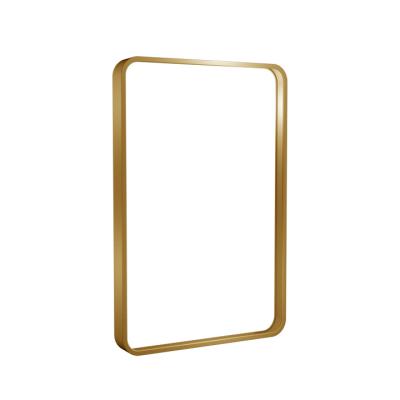 China Custom Large Gold Silver Black Aluminum Frame Mirror Rectangular Aluminum Frame For Tunisia North Africa for sale