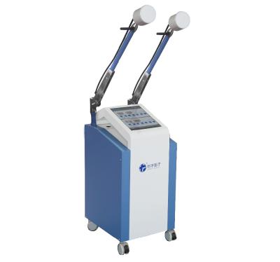 China Physiotherapy Equipments Pain Relief Dual Channels Adjustable Ultra Shortwave Diathermy Therapy for sale