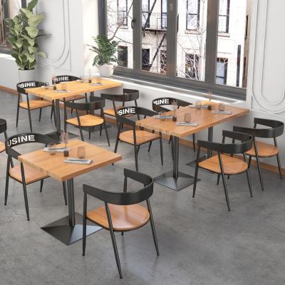 China Support Customize Support Customize Cheap Price Restaurant Furniture Wooden Cafe Dining Modern Wooden Kitchen Dinner Tables for sale