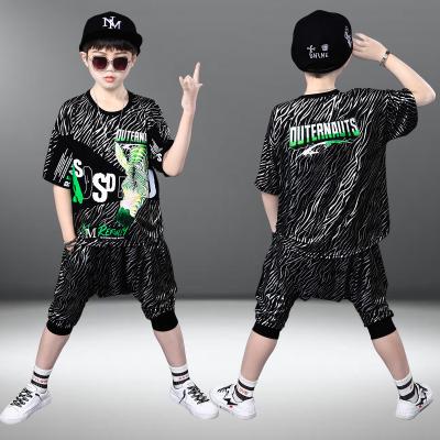 China Wholesale New Cartoon Children's Suit 2022 Summer Smart Casual Sleeve Children's Suit Boys Short Cute Boutique Clothing for sale