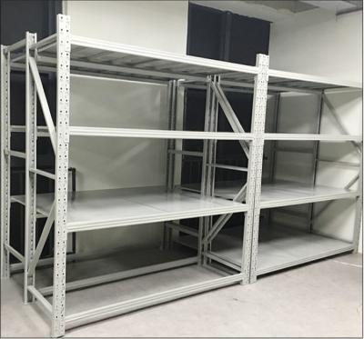 China Save Space China Supplier Multi Layers Warehouse Medium Duty Metal Longspan Shelving Storage Shelf Rack for sale