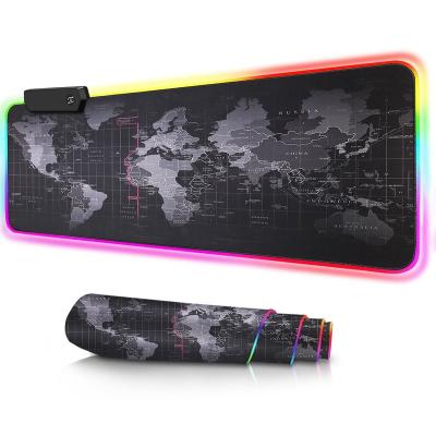 China Hot Selling Computer Customized 800*300*4mm Large Hot Smart Gaming Mouse Pad Computer RGB Mouse Pad For Game for sale