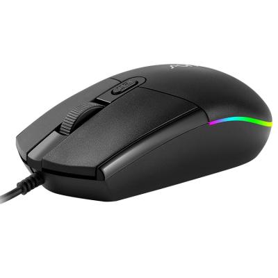 China Professional Gaming LG100 USB Mouse Wired Smooth 4 Colors RGB Keyboard Gaming Mouse In Mouse For Computer for sale