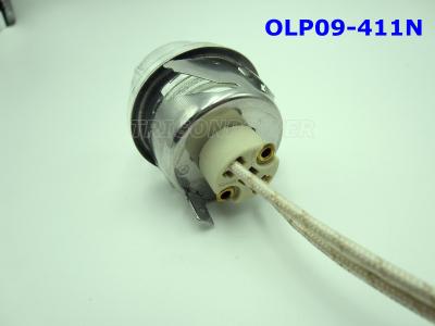 China Bright Silver Oven Lamp Holder OLP09-411N FASTON 6.3 X 0.8 For Microwave Oven for sale