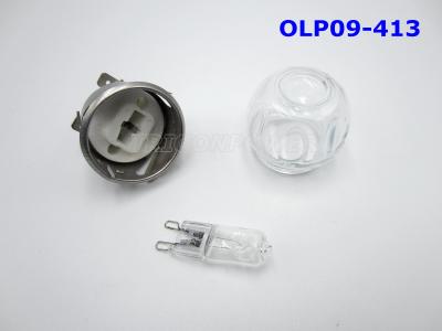 China 25w T300 G9 Oven Lamp Holder Easy Installation For Built In Oven OLP09-413 for sale