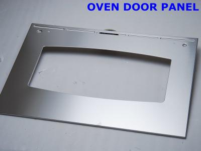 China Silver / Champagne Polishing Oven Door Replacement With Tempered Decorative Glass for sale