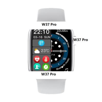 China MP3 Playback Radio Charging BT Calls Relojes Inteligentes Series 7 Smartwatch Pro Smart Watch W37 for sale