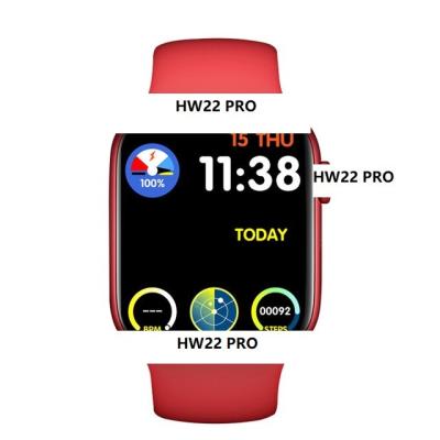 China Original MP3 Playback IOS Charging Smart Watch Seri 7 Pro Smartwatch Hw22 Wireless Smart Watch for sale