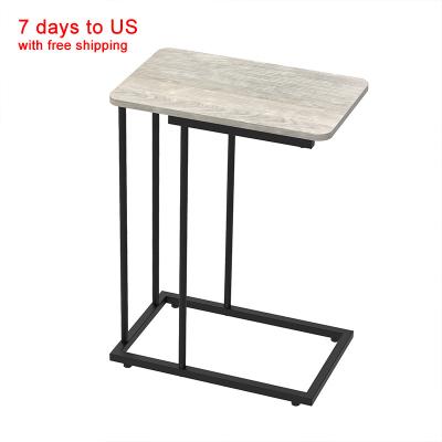 China Nordic Multifunctional Free Shipping Steel Base Sofa Side Coffee Table Living Room High Quality Rectangle Style Metal Tea Table for sale