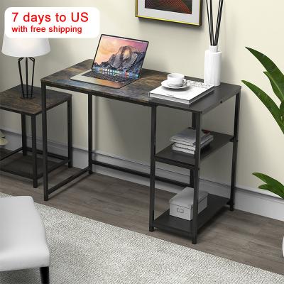 China Free Shipping Rotating Metal Desk Home Corner Single Workstations Computer Desk Table for sale