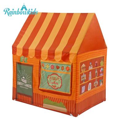 China Pop Toy Indoor Game Playhouse Tower Soft Kids Tent Candy Room Toy Tent Teepee For Kids Baby Room Ball Pool for sale