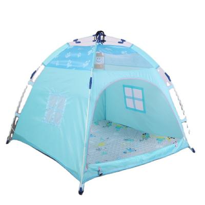 China Polyester Various Promotional Goods Using Printing Polyester Pop Up Toy Tent And Dinosaur Cartoon for sale