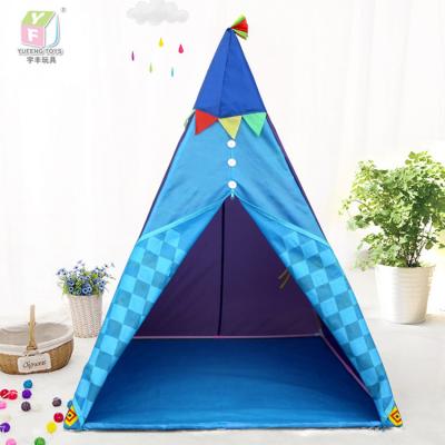 China Soft Toy Home School Built Up Teepee Tent PVC Tube Children Play Room Portable Foldable Soft Toy Tents For Kids Reading Corner for sale