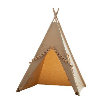 China Indian Soft Toy Children's Tent Teepee Baby Dollhouse Kids Play Room Indoor Children's Playhouse Tent Reading Nook Playhouse for sale