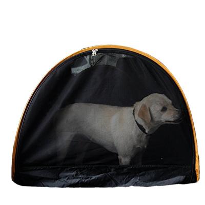 China Travel Breathable Portable Foldable Carry Cover Outdoor Pet Playpen Mesh For Car Dog Rabbit Guinea Pig Cat Medium Playpen Tent for sale