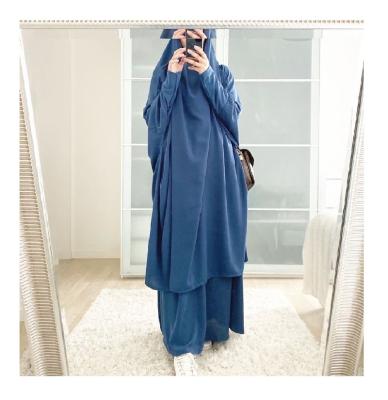 China 2022wholesale Latest High Quality Fashion Prayer Dress For Women Muslim Long Prayer Dress With Hijab for sale