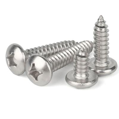 China Pan Factory Manufacturer GB845 Stainless Steel Pan Head Tapping Screws for sale