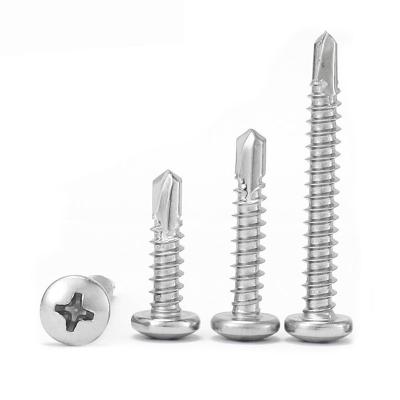 China Manufacturer SUS410 Round Round Head China Factory Self Drilling Screw Din7504 for sale