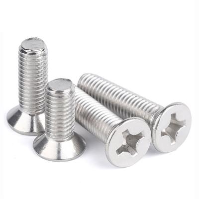 China Factory Wholesale 304 Flat Stainless Steel GB819 Countersunk Head Screw for sale