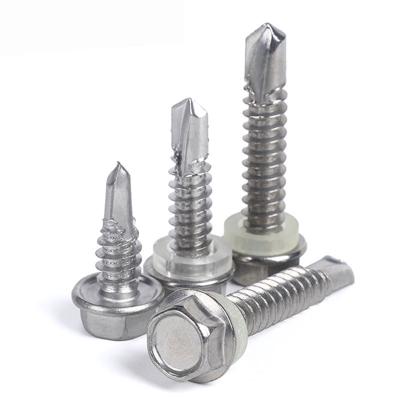 China Hot Selling General Industry Machine 13mm-125mm Self Drilling Screw With Hex Head for sale