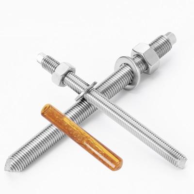 China 304 stainless steel chemical anchor bolt from stainless steel factory manufacturer china for sale