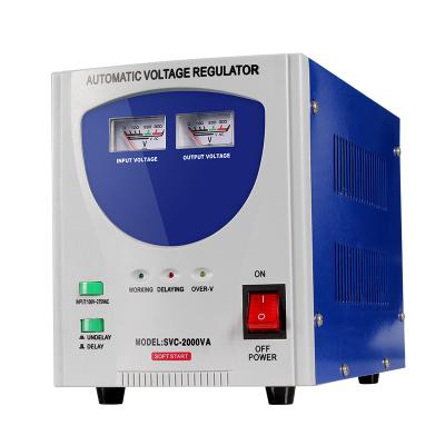 China SVC SVC 2000VA 3000VA Servor Automatic Motor Power AC Voltage Regulator AVR Stabilizers for sale