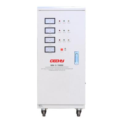 China SVC 3 Phase 15KVA 20K 3 30 KVA AC Voltage Regulator Servo Stabilizer Three Phase for sale