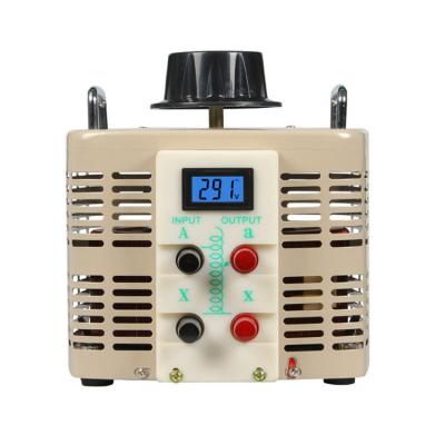 China SVC Single Phase TDGC2 / TSGC2 Three Phase AC Variac Adjustable Voltage Regulator for sale