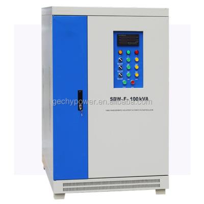 China Dbw OEM 3 Phase AC Automatic Voltage Regulator Compensated Stabilizer SBW 75KVA for sale