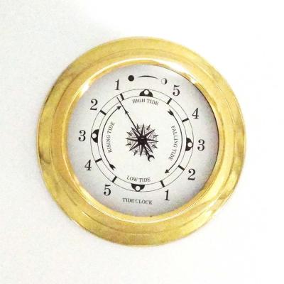 China Modern Europe Wall Clock Movement Design 9 Inch Tide Gold Clock for sale