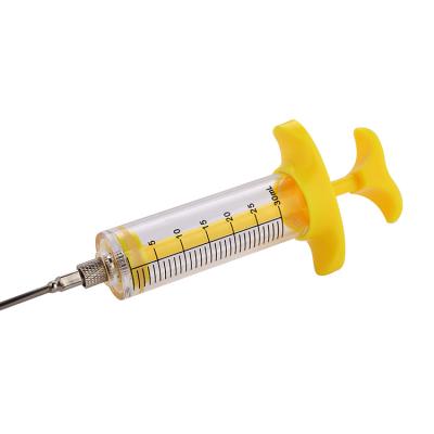 China Viable Plastic Flavor Injector 30ml Meat Injector Marinade Injector for sale