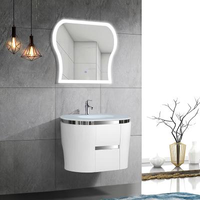 China New Modern Design Bathroom Cabinet/Bathroom Vanity Set/Bathroom Furniture With LED Mirror for sale