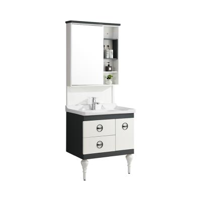 China Modern Bathroom Furniture Vanity Cabinet Accessories Bathroom Vanity Luxury for sale