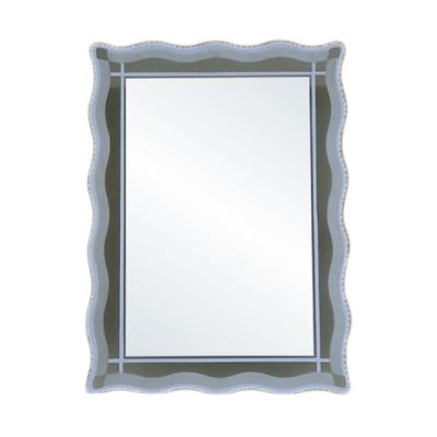 China Modern Simple Irregular Paint Wall Decorative Mirror Wall Mirror for sale