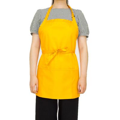 China Wholesale Customized Logo chef chef kefei cleaning apron cheap custom bulk polycotton ready aprons for sale