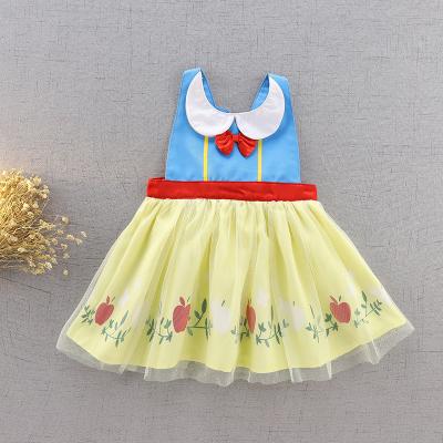 China 2020 Drink/Food China Kefei Princess Apron Children Kids Ready Drawing Apron Poly for sale