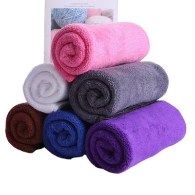 China High Quality QUICK DRY Microfiber Hair Sponge Towel Salon Microfiber Quick Dry Towel for sale