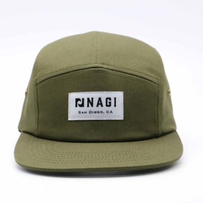 China JOINT Multicolor Custom Blank Plain 5 Panel Hats,Wholesale Design Your Own Label Embroidery Woven Camp 5 Panel Hat for sale