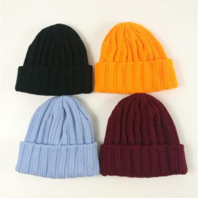 China Custom Boys and Girls COMMON Winter Warm Single Beanie Winter Hat Wholesale for sale