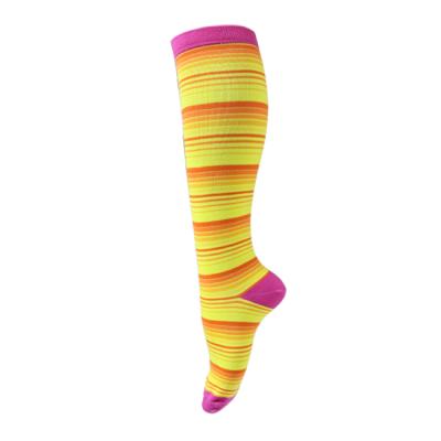 China Wholesale Custom Compression Colorful Medical Sock QUICK DRY Design Socks for Women and Men Nurse Knee High Sports Running Recycling Socks for sale