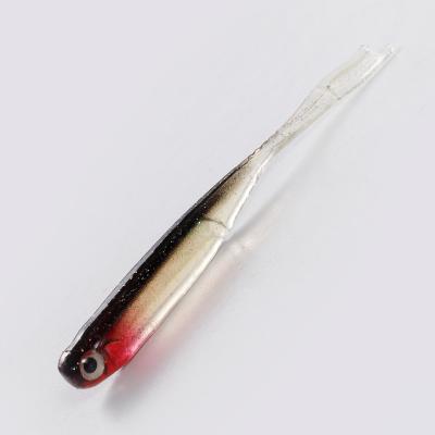 China Kishimoto Durable 11.5cm/5.3g 4 Pcs Soft Lure Paddle Fishing Tail Baits Saltwater Silicone Sea Bass Rubber Bait for sale