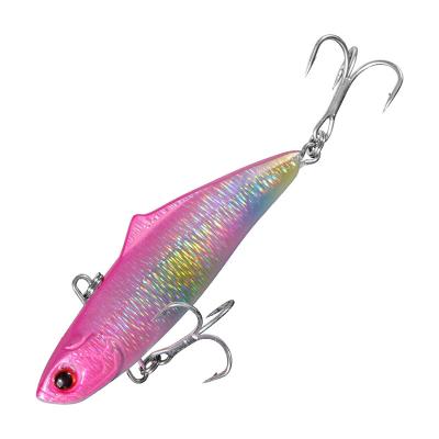 China Kishimoto OEM Vib Durable Plastic Fishing Lure 75mm Sinking Vibration 19g Hard Bait Long Mount for sale