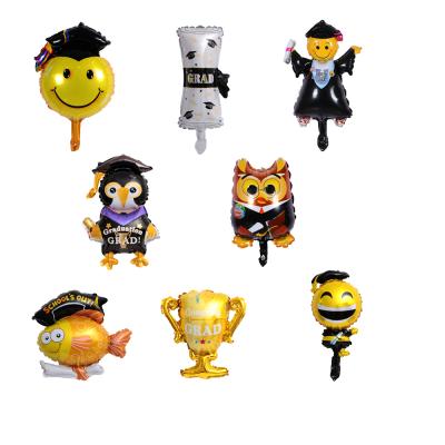 China Fashional and Hot Selling Dr. Mini Foil Balloon Graduation Trophy Medal Certificate Graduation Balloon Season Wholesale Practical Graduation for sale