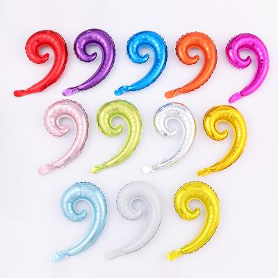 China Fashional and practical wholesale unique design wave and spiral shaped helium foil party balloons for party decoration for sale