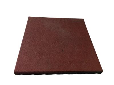 China Black Outdoor Rubber Floor Lightweight Playground Rubber Tiles 15mm 20mm 25mm 30mm 40mm 50mm for sale