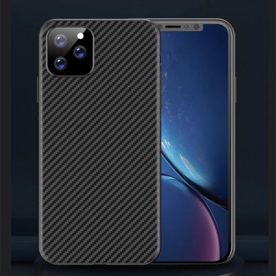 China Slim Carbon Fiber Case Matte Back Cover Phone Cases Carbon Fiber TPU Shockproof Case For iphone 12 12 pro max for sale