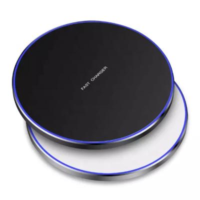 China Qi-enabled Devices 2021 Custom Promotional 15W 10W Qi Wireless Charging Pad LED Light Fast Charging Wireless Chargers For iPhone 12 11 Xs Max for sale