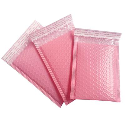 China POLY Custom Color Logo Poly Bubble Mailer, Holographic Bubble Mailers Padded Envelope Bags for sale